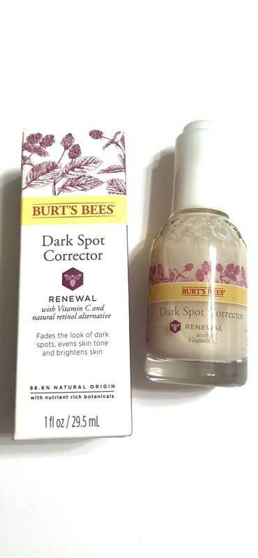 Burt’s Bees Renewal Dark Spot Corrector Vitamin C Facial Serum FULL SIZE 1 oz