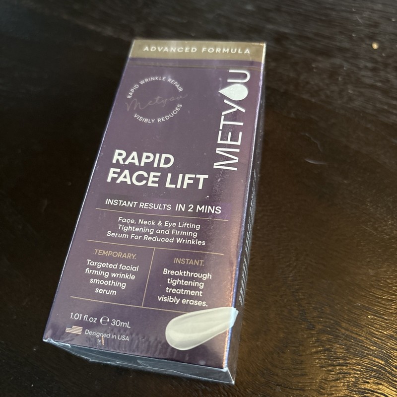 Metyou Rapid Face Lift Serum Instant Results 2 Mins 1.01 oz /30ml Ex 01/27