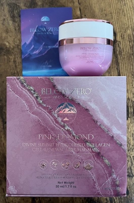 Below Zero-Pink Diamond Summit Hydrolyzed Collagen Cell-Renewal Therm Mask