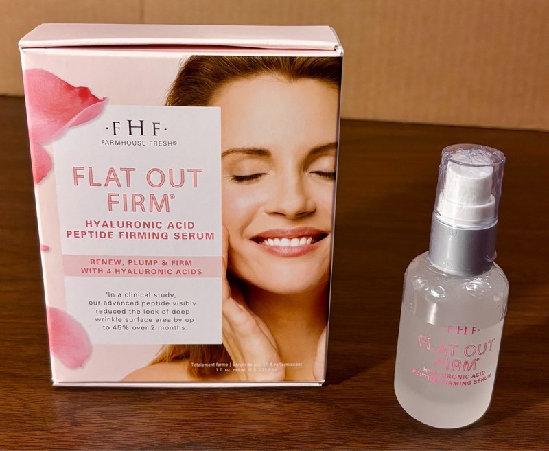 Farmhouse Fresh (FHF) Flat Out Firm Hyaluronic Acid Peptide Firming Serum, 1 oz.