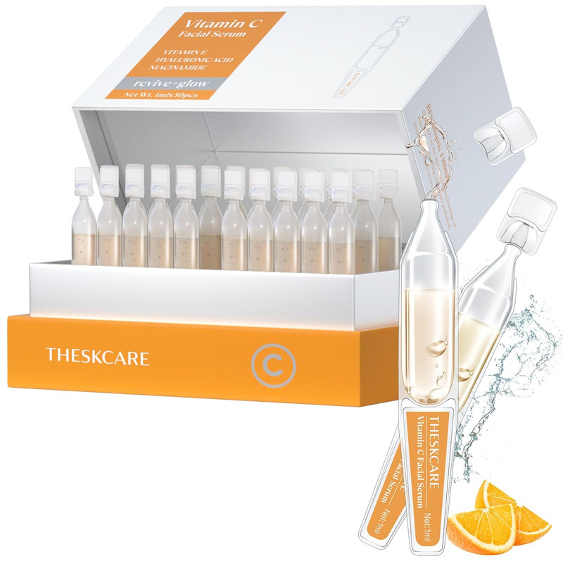 Vitamin C Face Serum with Hyaluronic Acid,Glutathione,Vitamin E & Niacinamide, A