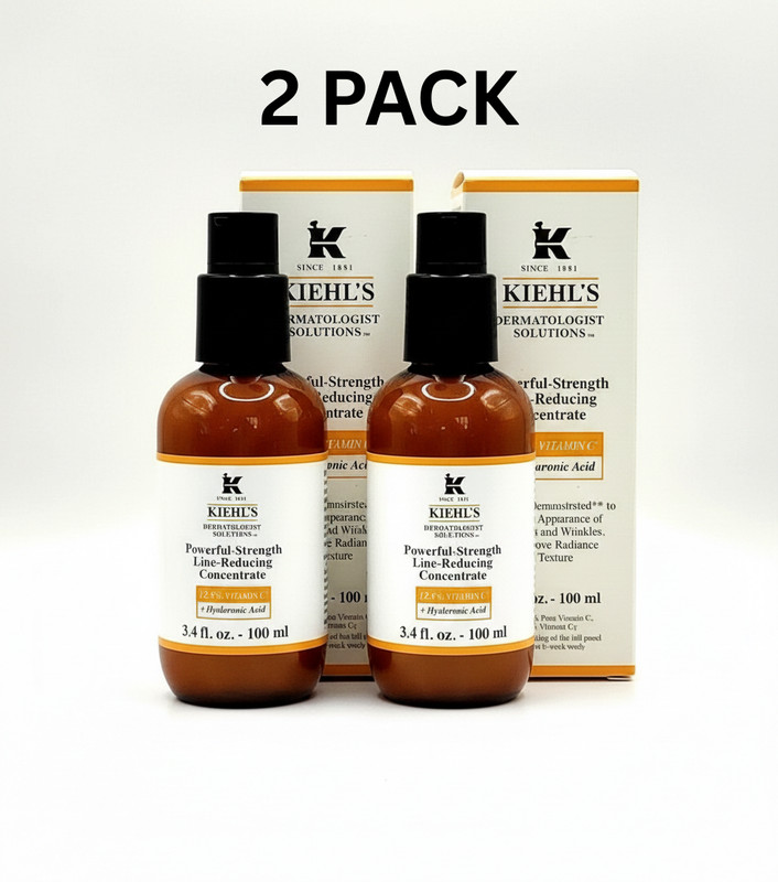 Kiehl’s POWERFUL-STRENGTH Line Reducing Concentrate. 3.4 oz/100 ml Vitamin C