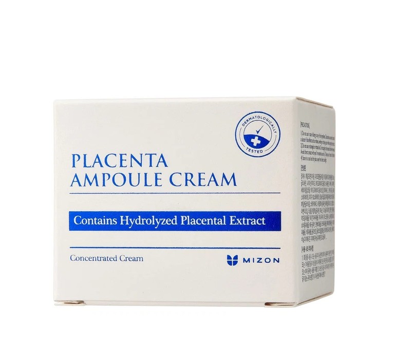 Mizon Placenta Cream 50ml | Firming & Anti-Wrinkle K-Beauty Moisturizer