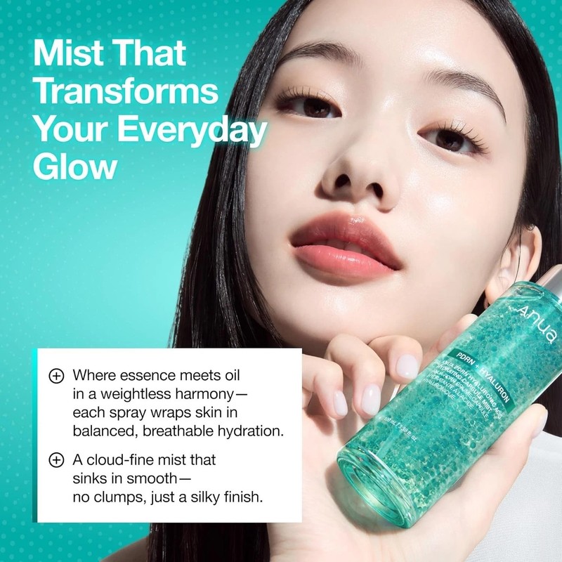 Anua PDRN Collagen Glow Facial Serum Spray, Hydrating Face Mist, Hyaluronic Acid gallery