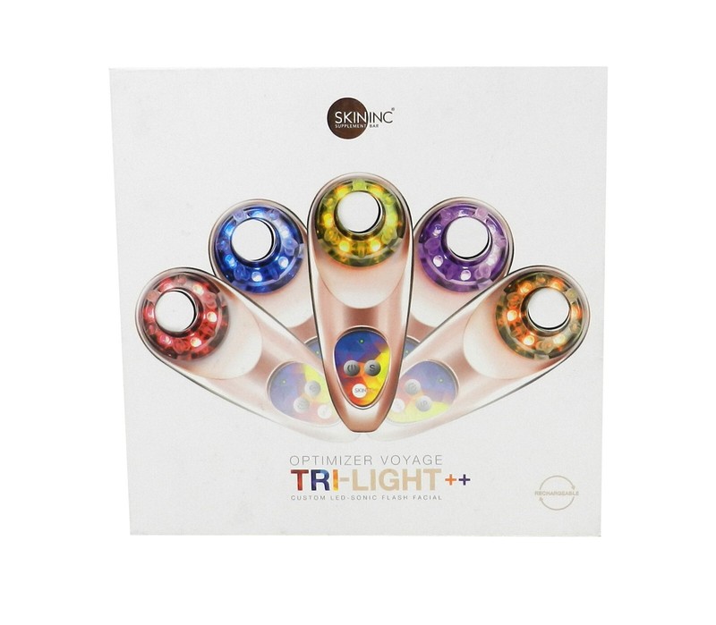 Skin Inc. Optimizer Voyage Tri-Light++ LED Sonic Flash Facial (ROSE GOLD CHROME)