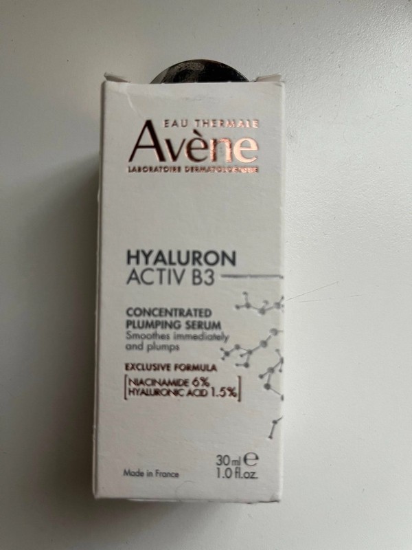 AVENE HYALURON ACTIV B3 CONCENTRATED PLUMPING SERUM 1 OZ 30ml EXP 06/2027