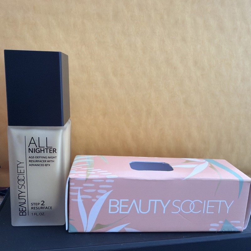 Beauty Society-All Nighter Age Defying Night Resurfacer 1oz-NEW-Free Shipping@@@