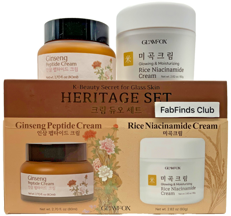 Korean GLAMFOX Rice Niacinamide & Ginseng Peptide Cream Glass Skin Exp.2028