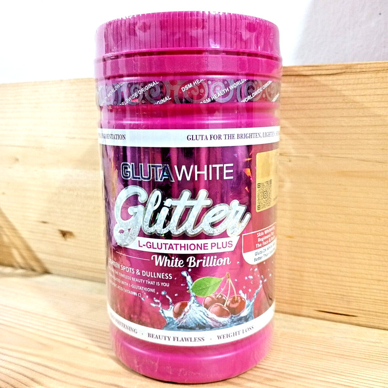GLUTA WHITE GLITTER / GLUTA WHITE SPARKLE 50000MG COLLAGEN 2X GLUTA