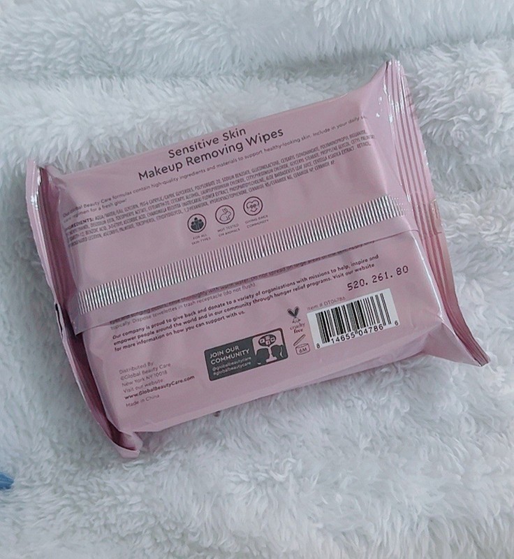 Sensitive Skin Make Up Remover Wipes Soothing 25 Cc. Global Beauty Care NIP gallery