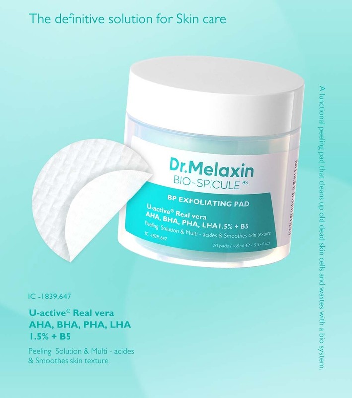 [Dr.Melaxin] BP Bio Spicule Pore Exfoliating Toner Pad 70Pads,K-Beauty