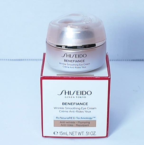 2027+ SHISEIDO BENEFIANCE Wrinkle Smoothing EYE Cream 0.5oz Lift Ultimune New