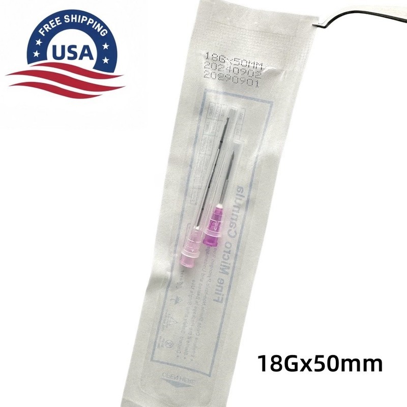 High Quality 10x Disposable 18-30G Blunt Tip Micro Cannula Components For Beauty