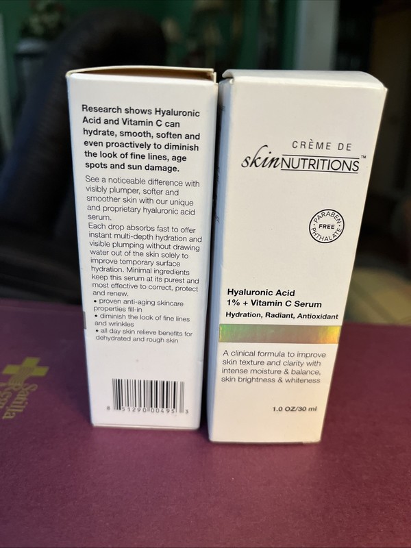 2 x NEW Skin Nutritions Botanicals Hyaluronic Acid 1% + Vitamin C Serum 1 oz. gallery