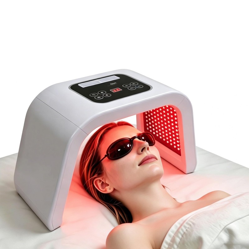 Light Mask – 7 Color Photon Facial Device for Skin Care, Red & Blue Light for…