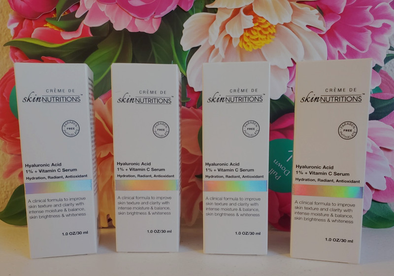 Lot 4 SKIN NUTRITIONS BOTANICALS HYALURONIC ACID & VIT C SERUM 1oz Hydrate Anti gallery