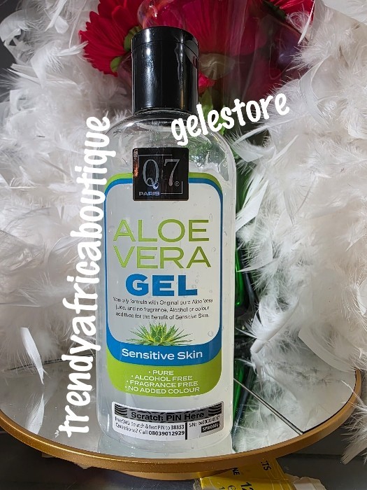Q7 Aloe Vera gel for sensitive skin. 1 bottle sale