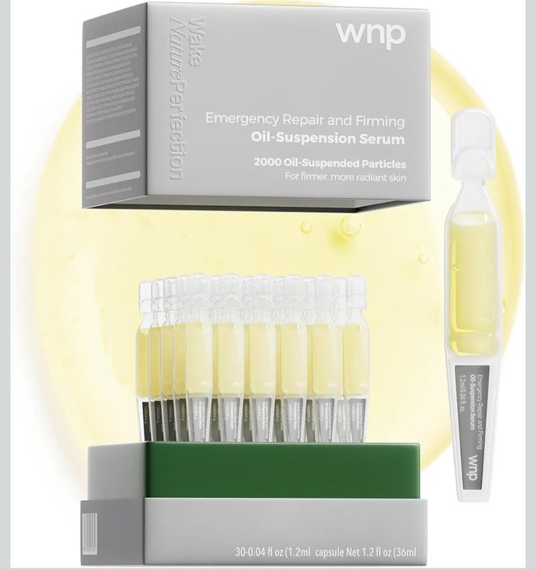 WNP EMERGENCY REPAIR AND FIRMING OIL SUSPENSION SERUM 1.2 OZ BOX exp 11/2027