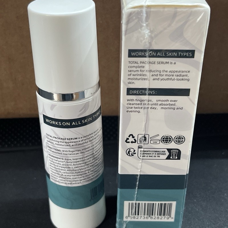 Coast Science Total Package Face Serum Vitamin C Hyaluronic Acid 1oz New- gallery