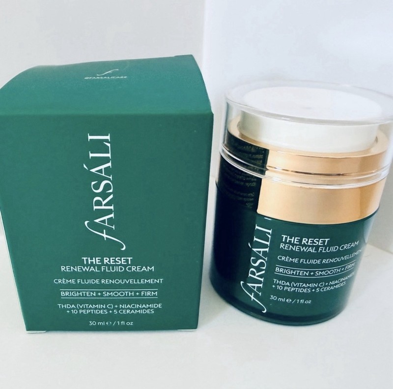 Farsali The Reset Renewal Fluid Cream -Brightens & Firms Full Sz 1 oz/30 ml NIB