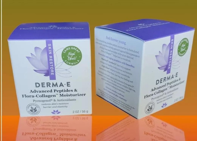 DERMA E Advanced Peptides & Flora-Collagen Moisturizer 2 PACK (2 oz + 2 oz)