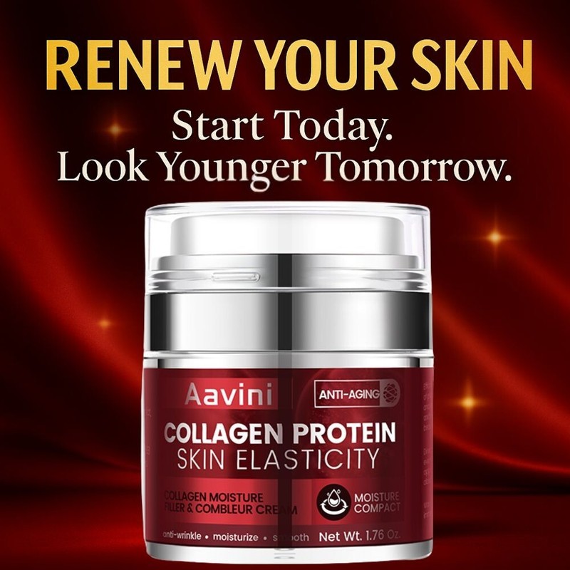 Aavini Collagen Cream 50g – Hydrating, Firming & Plumping Anti-Wrinkle Face Care