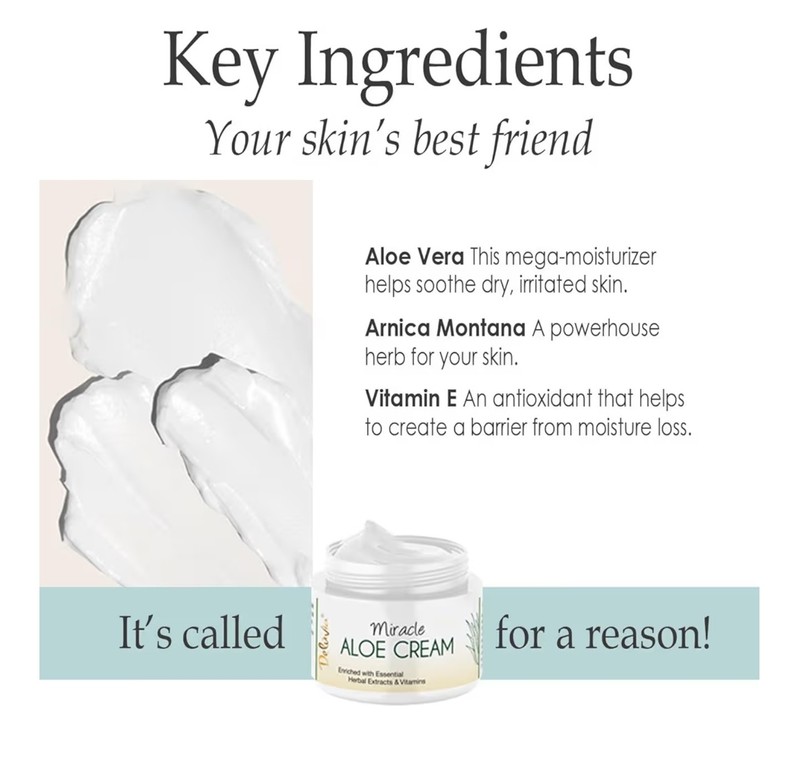 #1 Crema De Aloe Vera Con Vitamina E Y Arnica Crema Calmante Para Piel Irritada gallery