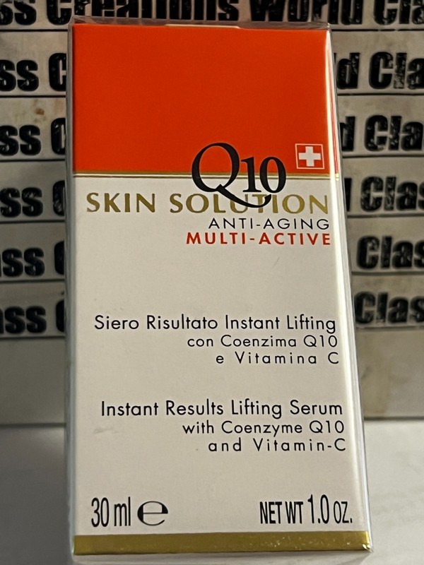 Q10 SKIN SOLUTION ANTI-AGING MULTI-ACTIVE – INSTANT RESULT LIFTING SERUM -1.0 OZ