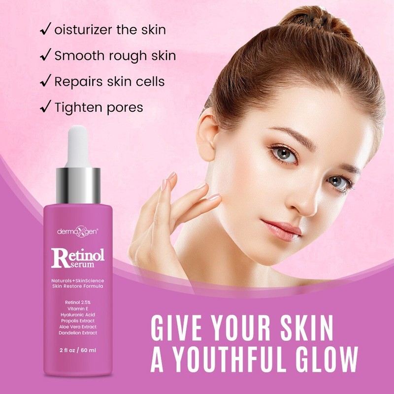 PURE RETINOL VITAMIN A 2.5% + HYALURONIC ACID + ALOE VERA - ANTI-WRINKLE SERUM gallery