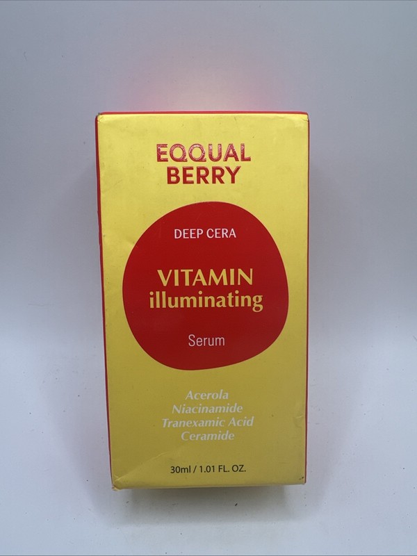 EQQUAL BERRY Glow Filter Vitamin Illuminating Serum 1.01 fl oz. Exp 02/2028 NEW
