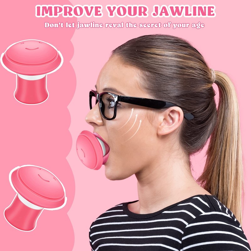3 Pack Face Exerciser, Facial Yoga for Skin Tighten Firm, Jaw Exerciser, Double gallery