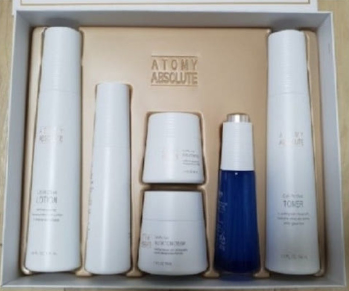 Atomy Absolute CellActive Skincare Set Toner Ampoule Serum Lotion Cream 6 Set