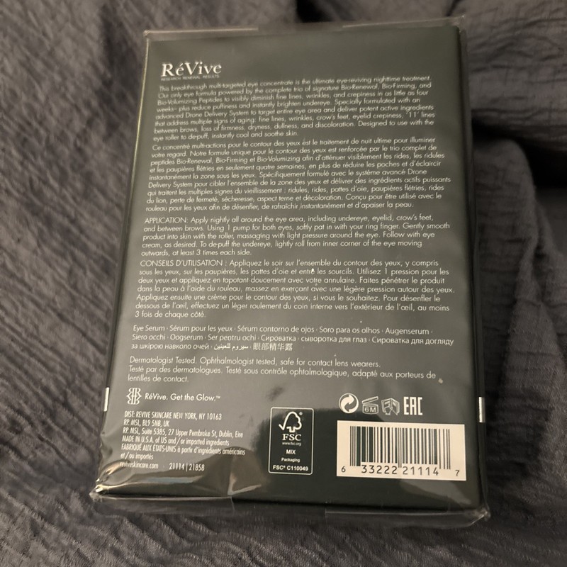 Revive Peau Magnifique Eye Concentrate / Nightly Youth Renewal 15 ML Sealed Box gallery