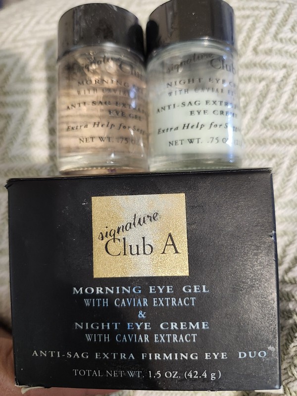 Signature Club A Morning Eye Gel & Night Creme Cream With Caviar Extract FIRMING