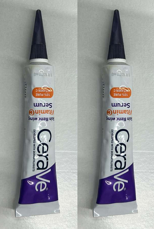 CeraVe Skin Renewing Vitamin C Serum 1 Fluid Ounce (Pack of 2)