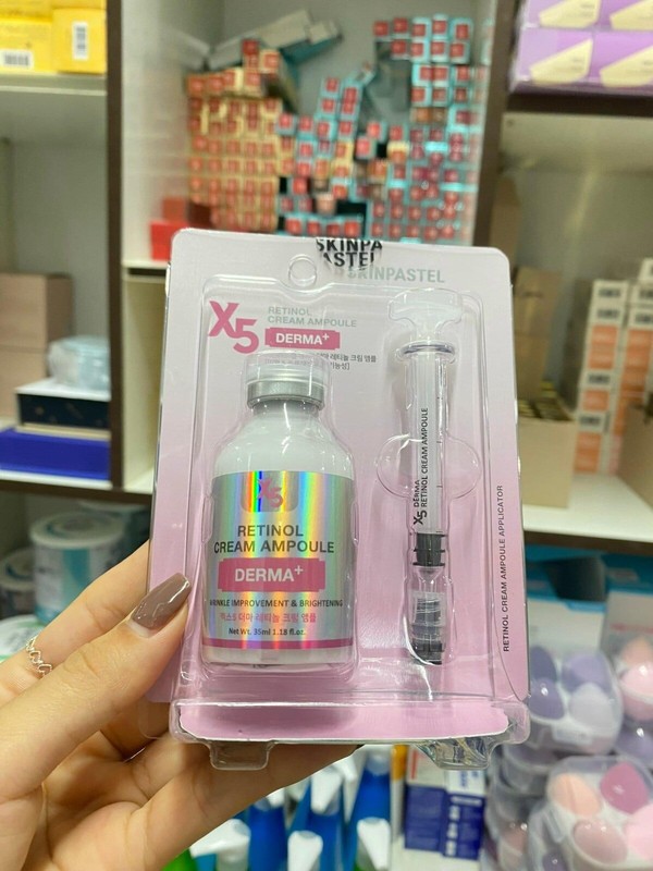 SKINPASTEL Retinol Cream Ampoules 35ml. Wrinkle Improvement + Brightening