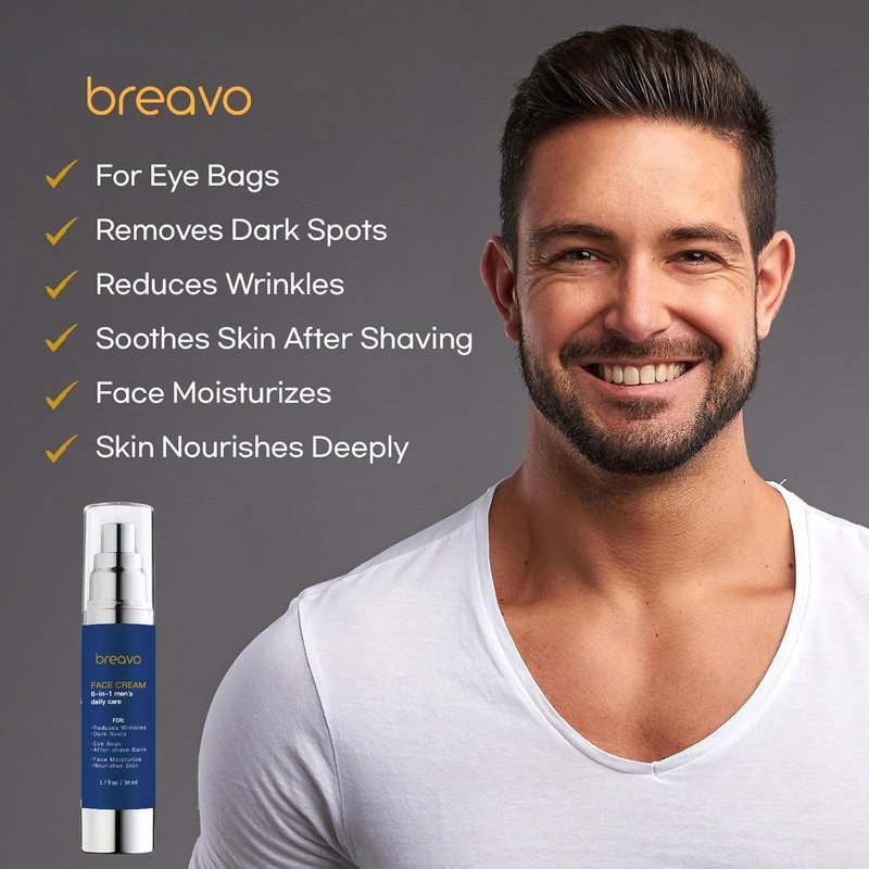 6 in 1 Face Cream for Men: 6 in 1 Mens Face Moisturizer, Mens Face Cream Anti... gallery