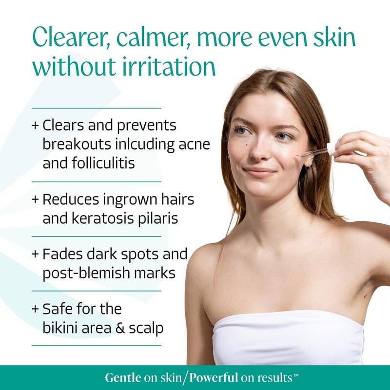 Face & Body Clearing Serum, Level 1- for acne, folliculitis, aging skin, ingr... gallery
