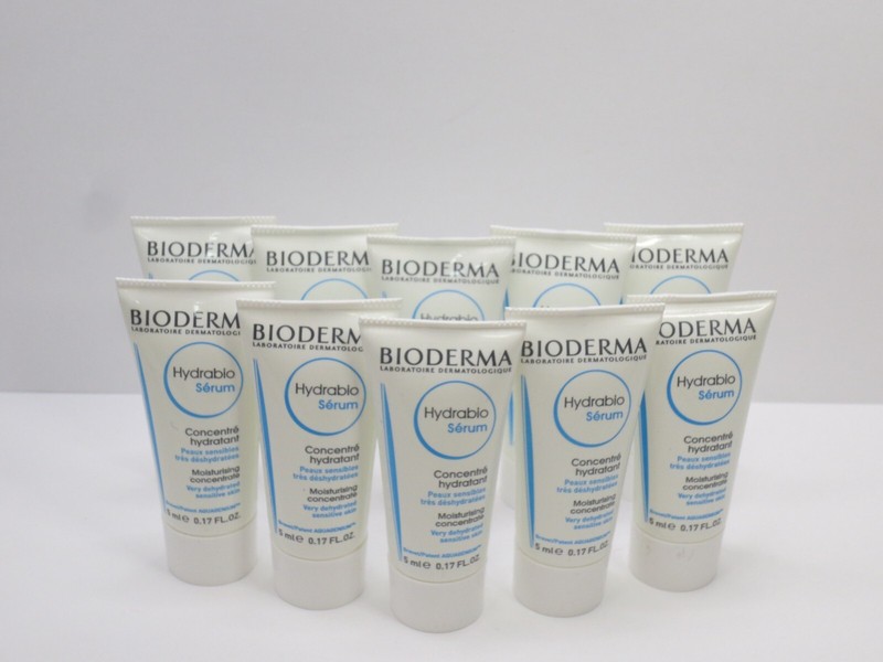 BIODERMA HYDRABIO SERUM MOISTURISING CONCENTRATE 0.17 OZ (LOT OF 10)