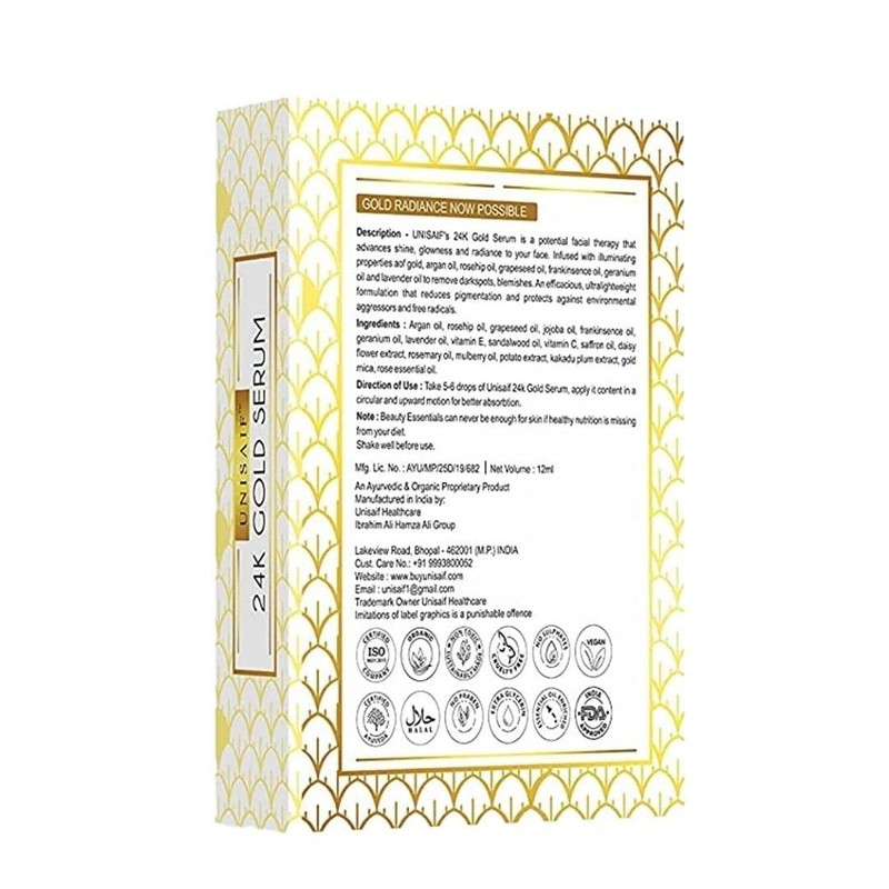 24k Gold Face Serum, Vitamin C Serum For Hydrating Face Glow Skin Care Women Men gallery