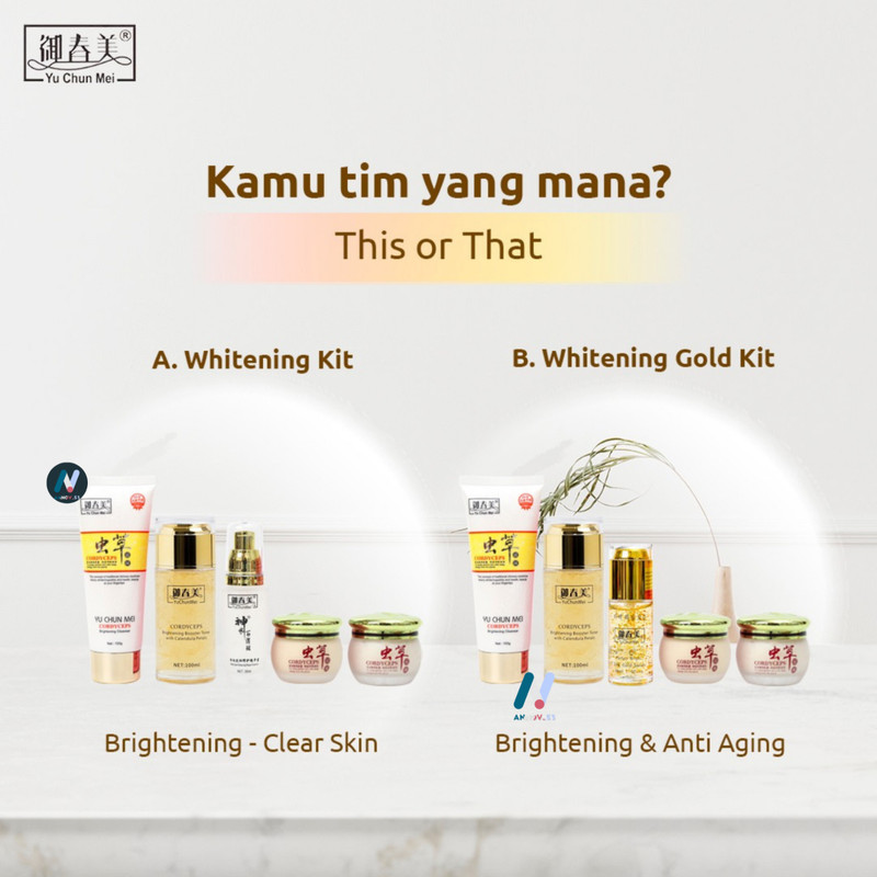 YU CHUN MEI SET 6 Anti-Aging Bright Collagen Castor Oil Ginseng Acne Moist Glow gallery