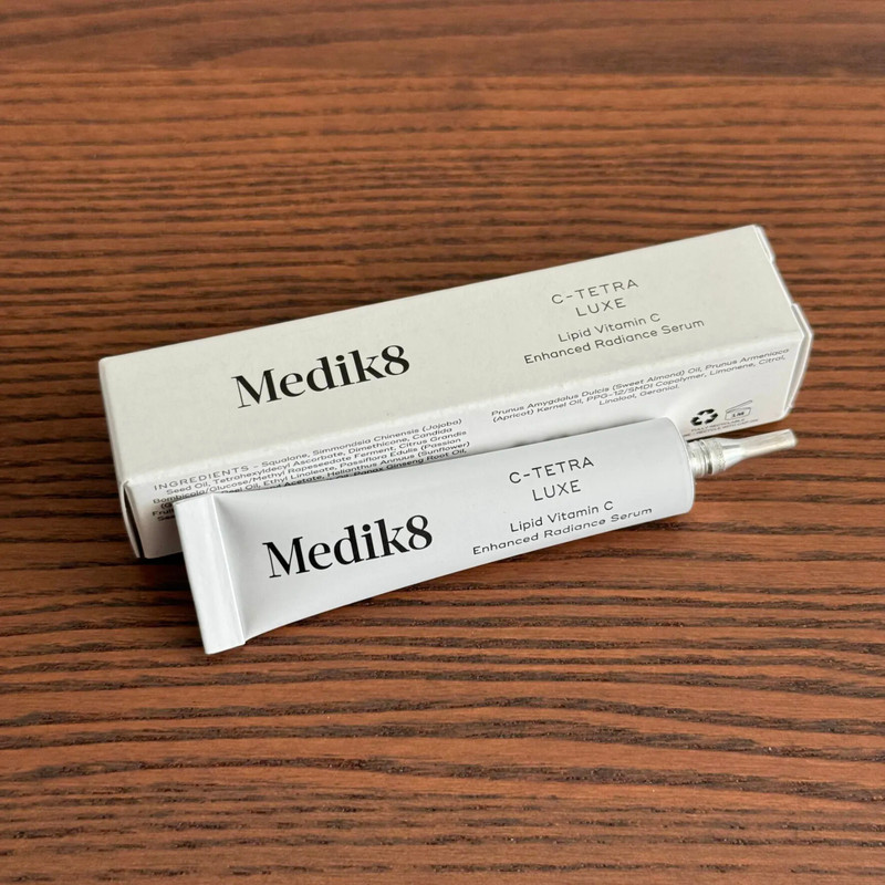 Medik8 – C-Tetra Luxe, Lipid Vitamin C Radiance Serum, 0.13 Fl Oz/4 mL