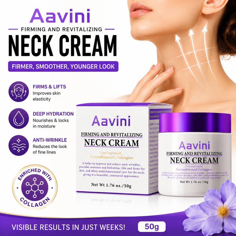 Aavini Firming Neck Cream Anti Wrinkle Tightening Moisturizer 50g