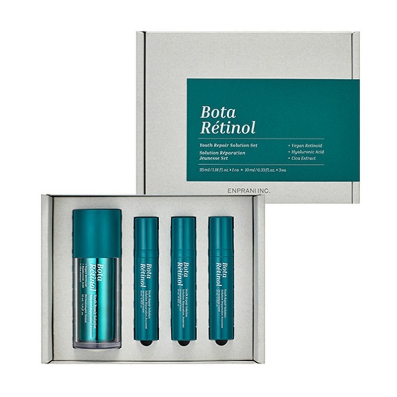 ENPRANI Bota Retinol Youth Repair Solution Set – 35ml + 10ml x 3ea K-Beauty