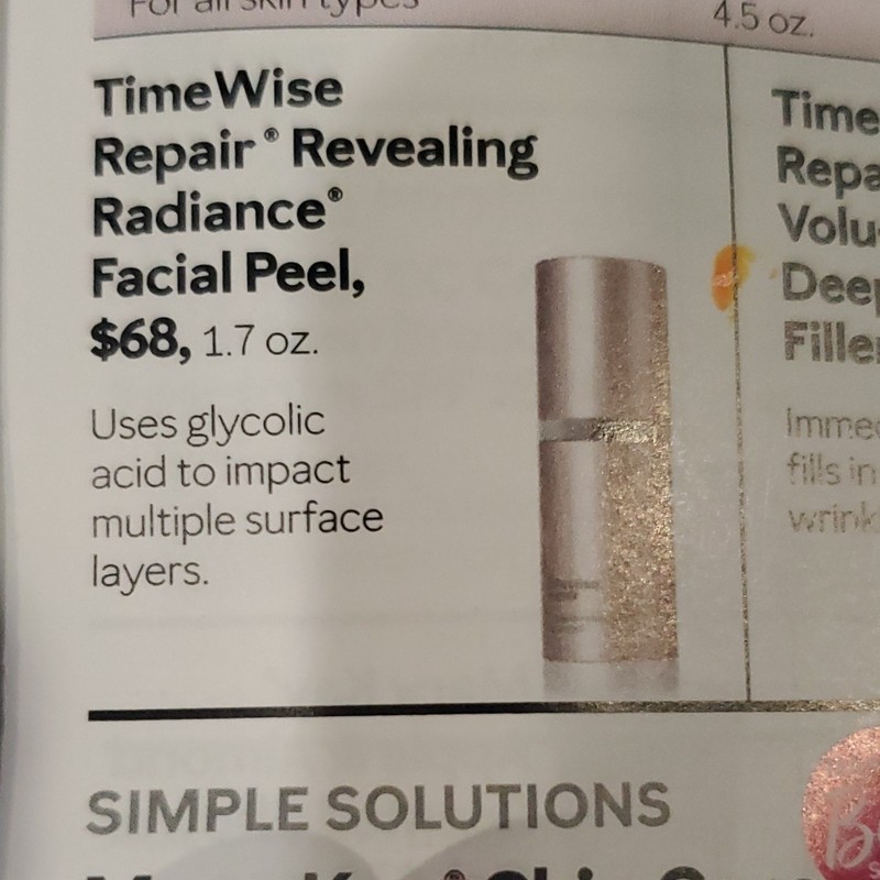 Mary Kay TimeWise Repair Revealing Radiance Facial Peel Glycolic Acid 1.7 oz