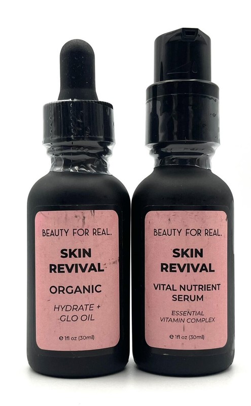 Beauty for Real Skin Revival Vital Nutrient Serum + Organic Hydrate Glo Oil