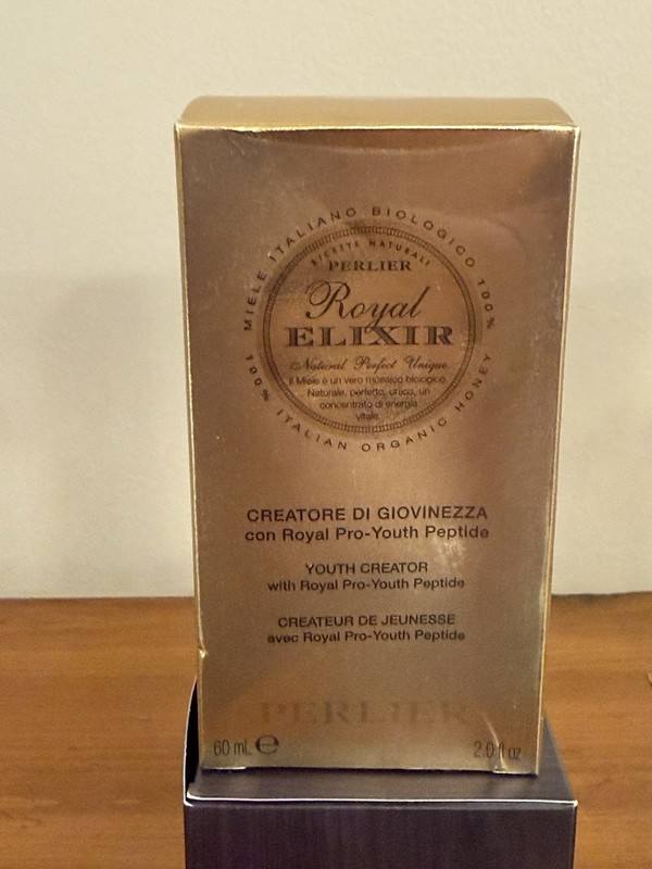 NEW Perlier Royal Elixir Youth Creator w Royal Pro-Youth Peptide 2 oz SEALED BOX