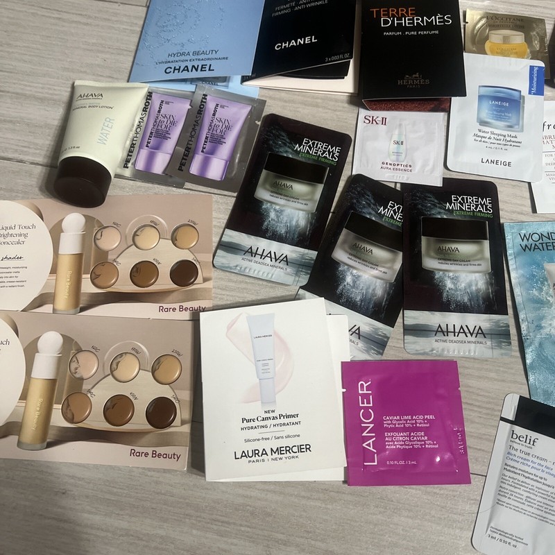 Chanel-Dior-Lancer- Laura Mercer- IT- Hermes- 30 Pc Travel-Sample Pack gallery