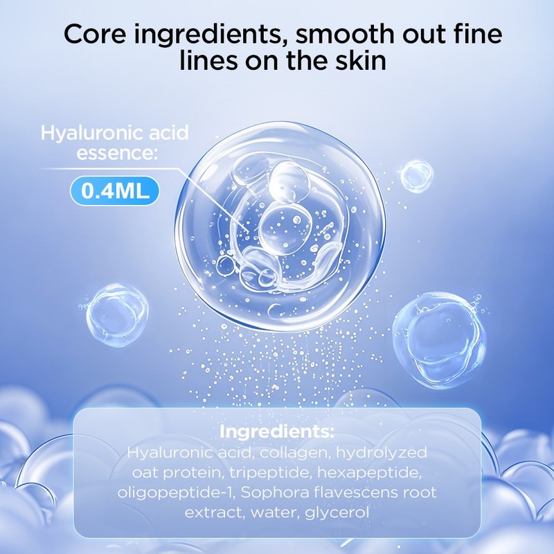 Hyaluronic Acid Microneedle Eye Patches Mask Anti Aging Wrinkles Dark Circles US gallery