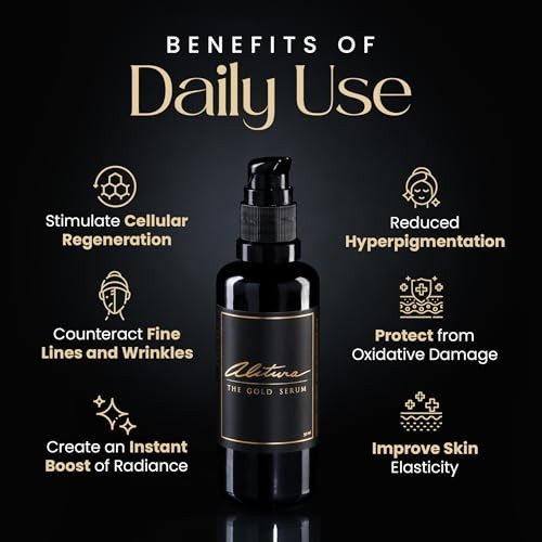 Anti-Aging Peptide & Collagen Gold Serum for Face – 1.69 Fl Oz (Pack of 1) gallery